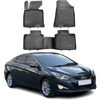 OMAC Auto-Fußmatten für Hyundai i40 CW 2011-2021 Schwarz 4 tlg TPE (4 St), für Hyundai i40 CW 2011-2021 Hyundai i40 CW 2011-2021, Antirutsch,Wasserfest,Einfache Installation
