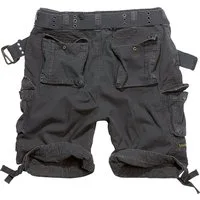 Brandit Cargohose Herren Bermuda Cargo Shorts knielang Kurze Hose Short Gürtel Knielang