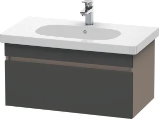 Duravit DuraStyle Waschtischunterbau wandhängend Graphit & Basalt Matt 800x453x398 mm - DS638404943 DS638404943