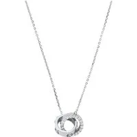 MICHAEL KORS Kette mit Anhänger Schmuck Geschenk Silber 925 Halsschmuck PREMIUM, mit Zirkonia (synth)