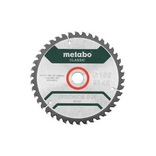 Metabo Sägeblatt precision cut wood - classic 165x1,8/1,2x20 Z42 WZ 5° / - Karton - 628026000