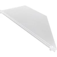 Gastronics Servierständer Trenner für Salattheke aus Edelstahl / Plexigals GN 500x200x15mm, Plexiglas