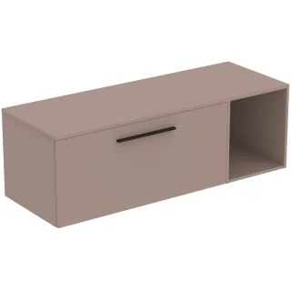 Ideal Standard Möbel-Set 140cm i.life B 1 Auszug 1 off.Fach Gr.Schwarz Greige matt, T5762NH T5762NH