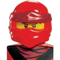 Metamorph Verkleidungsmaske Lego Ninjago Kai Legacy Kinder Maske - Fasching Ka, Offiziell lizenzierte Minifigur Maske des Ninjago-Helden