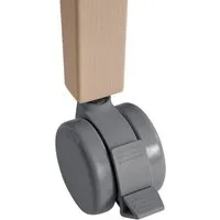 PAIDI Möbelrolle Rollensatz Beistellbett, 4er Pack feststellbar