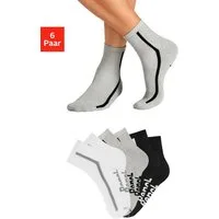 Bench. Tennissocken Sportsocken Herren Quartersocks atmungsaktiv (Packung, 6-Paar, Gr. 39-42 bis 47-48) dämpfend durch Hochfersen- Frottee