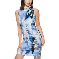 Marc Cain Sommerkleid Salty Breeze Premium Damenmode mit maritimem Print