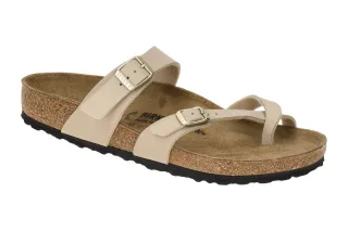 Birkenstock Damen Pantoletten Modell 1029811 Mayari beige-sandcastle mit anat...