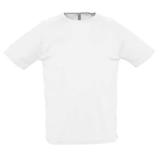 SOLS - "Sporty" T-Shirt für Herren Raglanärmel (Weiß)