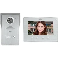 Elro Video-Türsprechanlage (Außenbereich, 4-tlg., mit Full HD Nachtsichtkamera, Gegensprechanlage und Türöffner Funktion)