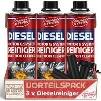 Original Syprin Diesel-Additiv Diesel Motor Systemreiniger l Injektor Reiniger 500ml, 1.5 l, (Diesel Motor Systemreiniger, 3-St) Reinigt das Dieselkraftstoffsystem