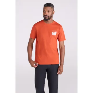 Mountain Warehouse - "Conquer New Heights" T-Shirt für Herren (Rostfarben)