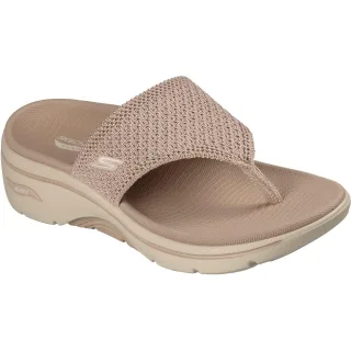 Skechers Go Walk Arch Fit 2.0 Textil Damen Sandalen Taupe Standard