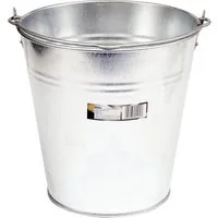 TRIZERATOP Baueimer Metalleimer Zinkeimer 5 - 15L, (Metalleimer Zinkeimer 10L, Metalleimer Zinkeimer 10L)