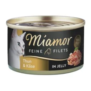 Miamor Feine Filets in Jelly Heller Thunfisch und Käse 48x100 g