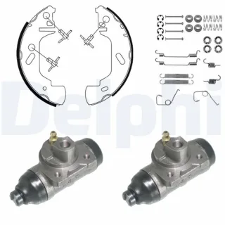 Delphi Bremsbacken vormontiert hinten Ford Transit 2,0 2,5 TD