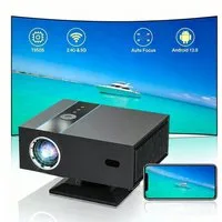 XNANO X6 Projektor Android 13, 1080P nativ, 380 ANSI, WiFi 6,35-200 Zoll Beamer (380 lm, 1000:1, 1920 x 1080 px, für Heimkino/ Schlafzimmer,kompatibel mit HDMI/USB/Handy/PS5/ TV-Stick)
