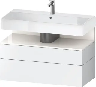 Duravit Qatego Waschtischunterbau wandhängend Weiß Matt 990x470x590 mm - QA4395022180010 QA4395022180010
