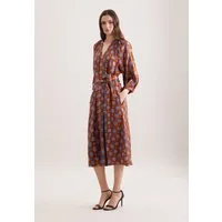 seidensticker Sommerkleid 3/4 V-Neck Druck