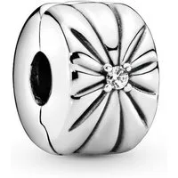Pandora Charm-Einhänger Pandora 798614C01 Charm Clip Damen Funkelnder Sonnenstrahl Sterling-Si