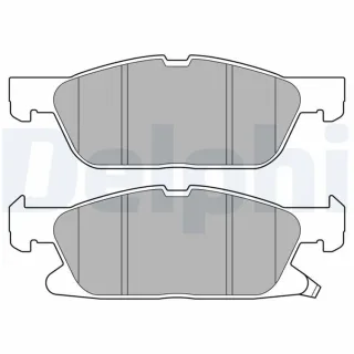 Delphi Bremsbel?ge vorne Ford Focus Kuga