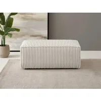 OTTO home Hocker FINNLEY, Polsterhocker in Bouclé, Struktur fein u. Mega Cord verfügbar, passend zur Polster-Serie Finnley