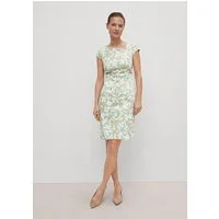comma Minikleid Kleid Kleid aus Baumwollsatin