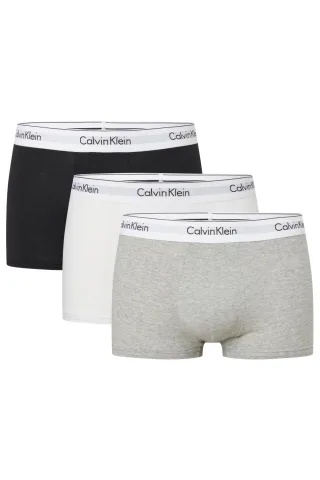 Calvin Klein 3er-Pack Herren Modern Cotton Stretch Trunk