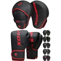 RDX Sports Boxhandschuhe RDX Boxing Pads Focus Mitts Muay Thai Handschuhe MMA Punching Training