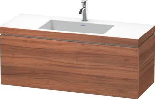 Duravit L-Cube c-bonded Set wandhängend Nussbaum Matt 1200x480x500 mm - LC6919O7979 LC6919O7979