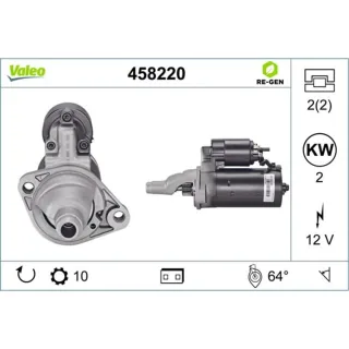 Valeo Anlasser 2,0 kW Audi A4 A6 A8 Skoda Superb VW Passat