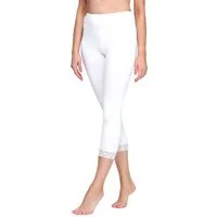 Merry Style Leggings Damen 3/4 Capri Hose MS10-290 (1-tlg) elastischer Bund