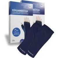IEA Medical Kalt-Warm-Kompresse Kühlhandschuhe 2er Pack, Eishandschuh, onkologische Kühlhandschuhe, 2-tlg., 360° Kühlung, elastisch, wiederverwendbar, flexible Passform