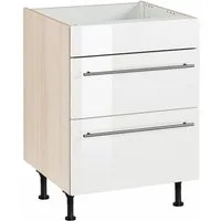 OPTIFIT Kochfeldumbauschrank Bern 60 cm breit, mit 2 Auszügen, mit höhenverstellbare Füße