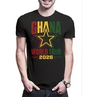 Urban Backwoods Print-Shirt Team Ghana 2 Herren T-Shirt Afrika Africa Fußball WM Soccer Football (1-tlg) Turnier 2026 Weltmeisterschaft Fan