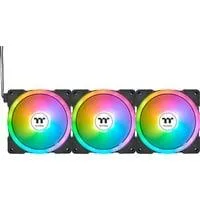SWAFAN EX12 ARGB Sync PC Cooling Fan TT Premium Edition, Gehäuselüfter schwarz, 3er Pack, 120 mm