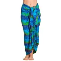 PANASIAM Sarong Pareo Tuch aus Viskose - blickdichtes Unisex Strandtuch & Wickelkleid, Viskose, in Größe L & XL - Wickelrock oder Bikini Cover-up für Damen & Herren