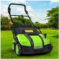 BRAST Elektro-Vertikutierer / Lüfter 2000 Watt Kombi Gerät, 40,00 cm Arbeitsbreite, (2in1-Funktion, 1 Vertikutier- und 1 Lüfter-Walze), Moosentferner