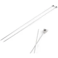 maDDma Stricknadeln Stricknadeln Aluminium gerade 35cm Stärke 2-10 mm 1 Paar, 235