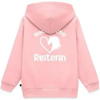 Spreadshirt Sweatjacke Nachwuchs Reiterin, Pferdeliebe Mädchen Kinder Premium Organic Zip Ho (1-tlg)
