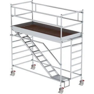 Munk Rollgerüst 1,35 x 3,0 m mit Schrägaufstiegen - 167120