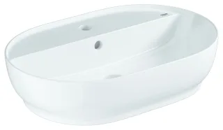 GROHE Aufsatzwaschtisch Essence 103569, 600x400cm mit Überlauf alpinweiß, 103569SH00 103569SH00