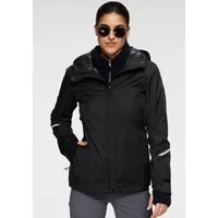 Polarino Regenjacke für Übergang und Regenwetter, mit regulierbarem Elastikband