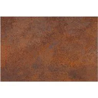 matches21 HOME & HOBBY Fußmatte Türmatte Metall Rost-rot in 40x60 cm als Fussabtreter, rechteckig, Höhe: 5 mm, Rutschfester Türvorleger für innen als waschbare Schmutzfangmatte
