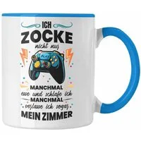 Trendation Tasse Trendation - Lustige Gamer Tasse Ich Zocke Nicht Nur Geschenk Zocker L