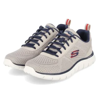 Skechers Low Sneaker TRACK-LESHUR  Taupe - Gr. 40 -  Textil