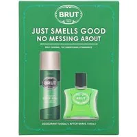 Brut Pflege-Geschenkset Brut Original Geschenkset Aftershave 100ml Deodorant 200ml For Men