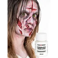 Maskworld Theaterschminke Halloween Make-Up Horrorhaut - Zombie Schminke, Flüssige Latexmilch für professionelles Effekt-Make-up