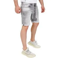 Yazubi Jeansshorts Henry lässige Sweatshorts mit Stretchanteil