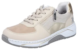 Rieker Sneaker Schnürschuh, Halbschuh, Freizeitsneaker mit Reißverschluss